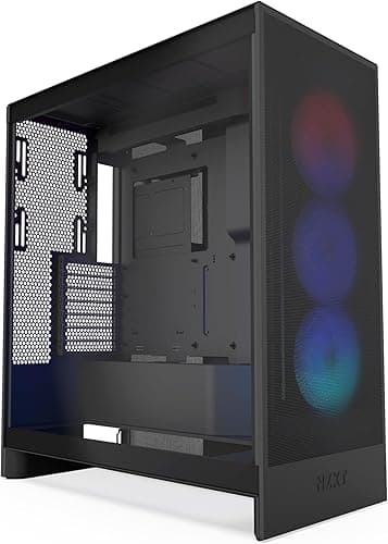 NZXT H7 Flow RGB | Mid-Tower ATX Airflow Case with RGB Fa…