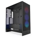 NZXT H7 Flow RGB | Mid-Tower ATX Airflow Case with RGB Fans | Supports Bottom Fans for Direct GPU Cooling | Includes 360mm Single-Frame Fan Unit | Cable Management | Black - 1