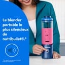 nutribullet Flex 590ml - Blender Portable pour Smoothies avec Couvercle à Bec, Mixeur Hachoir, Broie Glace et Fruits Surgelés, USB-C, Tasse sans BPA, Facile à Nettoyer, Bleu (NBP013BL) - 8