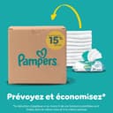 Pampers Baby-Dry, Taille 7, 132 Couches, 15kg+, Une Nuit Jusqu’À 100% Sans Fuites, Pack 1 Mois - 9