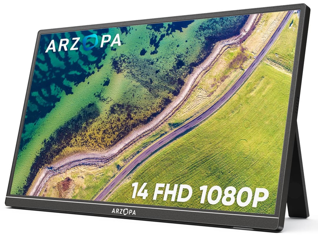ARZOPA Ecran Portable,14.0" 1920×1080 FHD IPS pour Écran …
