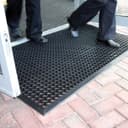 Grand Tapis d'entrée Extérieur en Caoutchouc Absorbant antidérapant – 3 Tailles Disponibles (0.9 m x1.5 m) par BiGDUG - 1