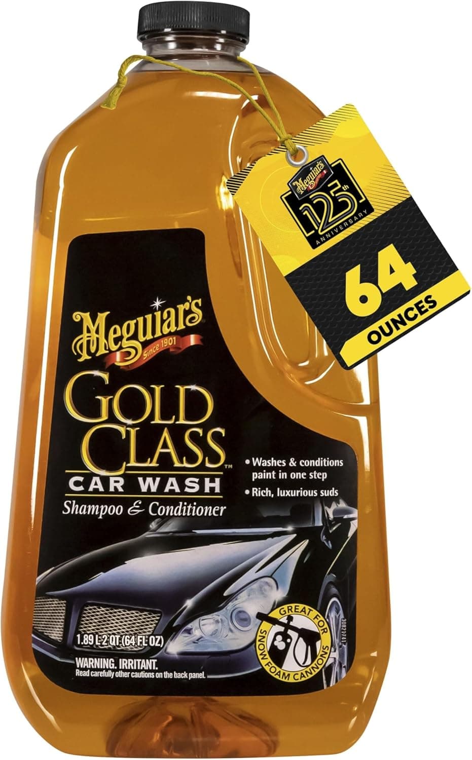 Meguiar's Gold Class Car Wash Shampoo & Conditioner 1.89L…