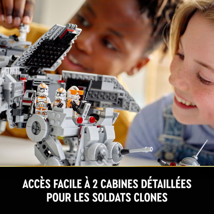 LEGO Star Wars 75337 AT-TE Walker Building Toy with 3 212th Clone Trooper Minifigures, plus Dwarf Spider & Battle Droid Figures - Gift for 9+ Year Old Boys & Revenge of the Sith Fans - 5