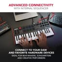 Akai Professional MPK Mini Plus - USB MIDI Keyboard Controller with 37 Mini Keys, 8 MPC Pads, Sequencer, MIDI/CV/Gate I/O, Music Production Software and Native Instruments Sound Package - 3