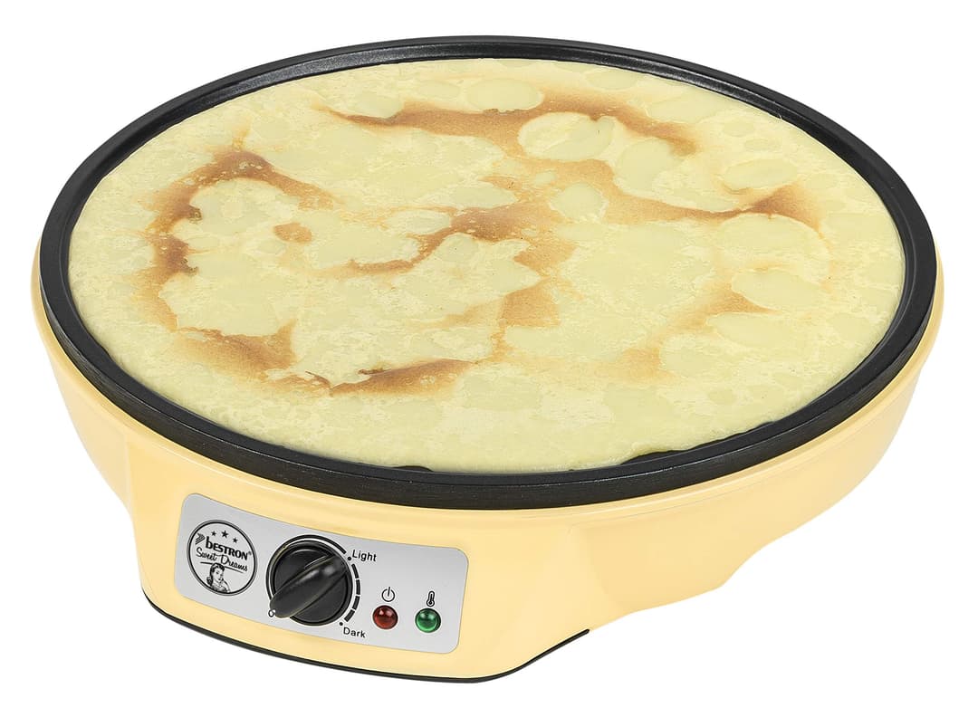Bestron Crêpière électrique au design rétro, Sweet Dreams…