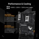 ASUS TUF GAMING X870-PLUS WIFI AMD ATX motherboard, 16+2+1(80A) power stages, DDR5, PCIe 5.0 w/ full support for next-gen GPUs, 4 x M.2 slots, WiFi 7, USB4, front USB 20Gbps w/ PD Fast Charge - 3