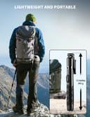 163.5CM Perche à Selfie, Trépied Smartphone, Extensible Selfie Stick Trépied de Téléphone avec Télécommandeet Support pour Téléphone Portable Compatible avec iPhone/Samsung/GoPro/Camera - 5