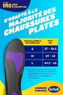 Scholl in-Balance Orthopaedic Insole for Plantar Fasciitis – Clinically Proven – 1 Pair – Size M – 40-42 - 7