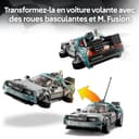 LEGO Speed Champions La Machine à Remonter Le Temps de Retour vers Le Futur - Jouet Voiture - Maquette avec Minifigurines de Doc Brown & Marty McFly - Cadeau pour Garçon, Fille & Fans dès 9 Ans 77256 - 4
