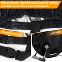 Motorcycle Tarpaulin XXL 245x105x125cm - 3