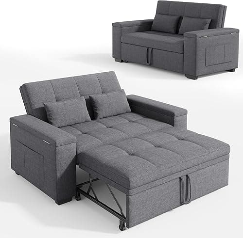 Xbro Canapé Lit Convertible 2 Places 156 Cm, Sofa avec Ra…