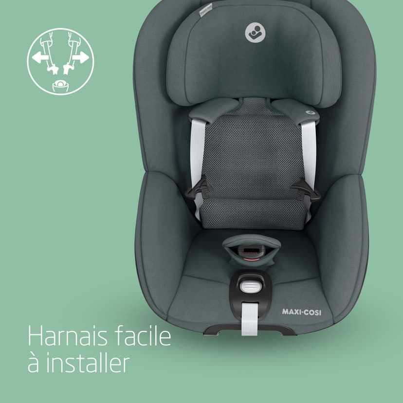 Maxi-Cosi Pearl 360 i-Size, Siège-auto bébé, 3 mois - 4 ans (61 à 105 cm), Siège-auto pivotant 360, Rotation à une main, Protection G-CELL contre les chocs latéraux, Authentic Graphite - 5