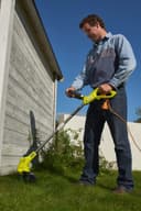 RYOBI - Coupe-Bordures Filaire RLT4125 – 400W, Coupe Ø25 cm, Fil 1,6 mm, Poignée Réglable – Idéal Petits Jardins, Bordures, Massifs et Talus - 3