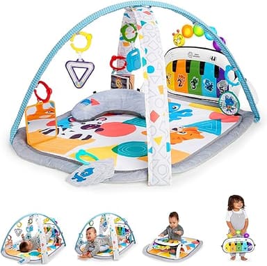 Baby Einstein 4-in-1 Kickin Tunes Play Gym, Tummy Time Ba…