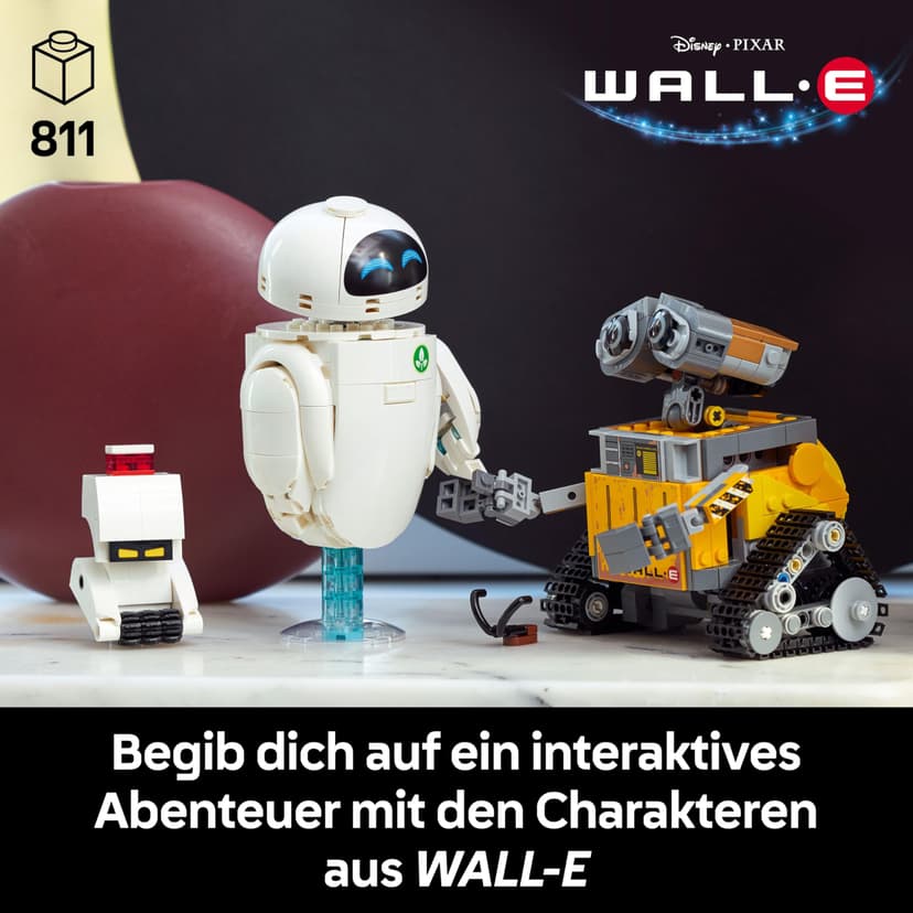 Lego Wall-E and Eve – Lego Wall-E 43279 Set (Includes Printed Tile) - 4