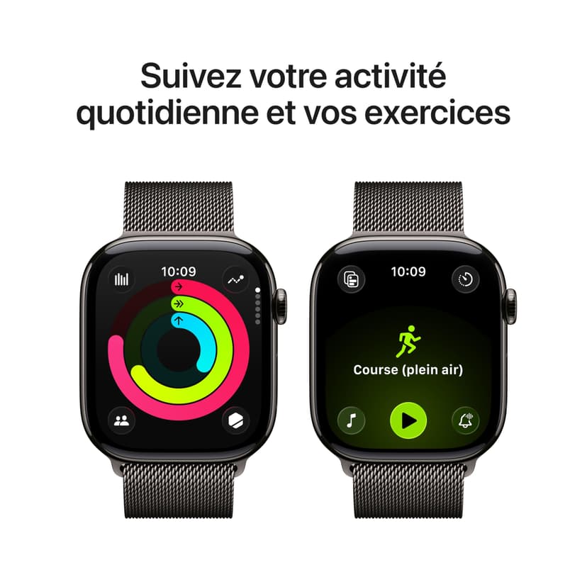 Apple Watch Series 11 [GPS + Cellular 46mm] Smart Watch with Slate Case and Milanese Slate Band, Sleep Score, Activity Monitor, Health Tracker, Always On Screen - 3