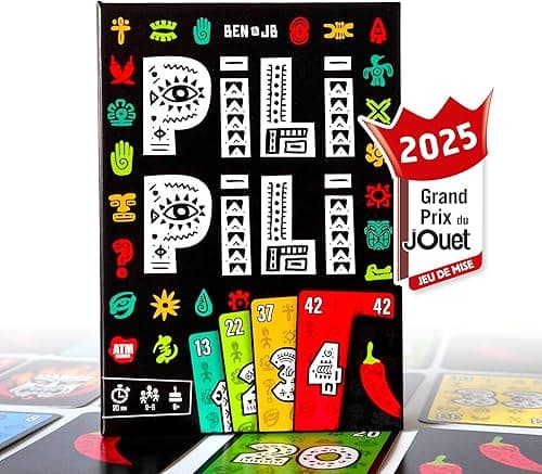 ATM Gaming PILI PILI | Board Game | Card Game for Families and Friends Ideal for Men and Women | 20 Minutes Playing Time | Ages 8+