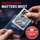 Ultra Pro 3" x 4" Trading Card Toploader & Card Sleeve Bundle (200 ct.) - 2
