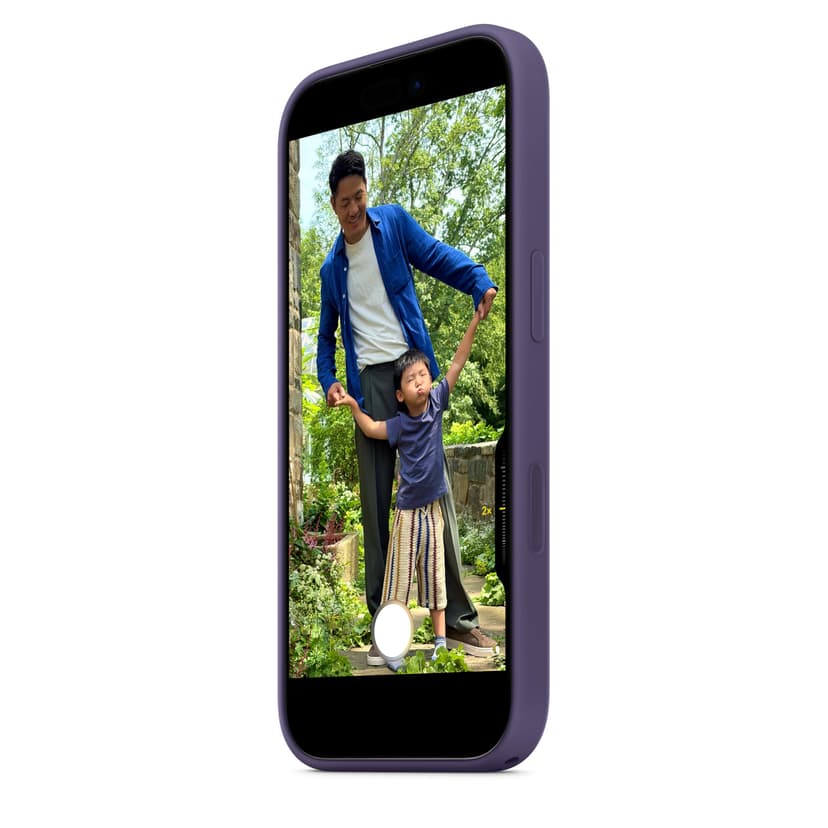 Apple iPhone 17 Silicone Case with MagSafe and Camera Control: Lightweight Phone Case, Wireless Charging Compatible, Smooth Matte Finish; Purple Fog ​​​​​​​ - 6