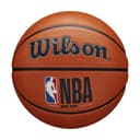 Wilson Ballon de Basket, NBA DRV PRO, Pour Terrains extérieurs, caoutchouc gommeux, Taille : 7, Marron - 1
