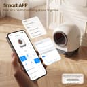 Devoko litiere Chat autonettoyante Automatique, 90L Bac à Litter Automatic Amélioré, bac litiere pour Chat XXL au Design Adorable.Anti-Odeur Longue durée contrôle APP et capteurs de sécurité Inclus - 6