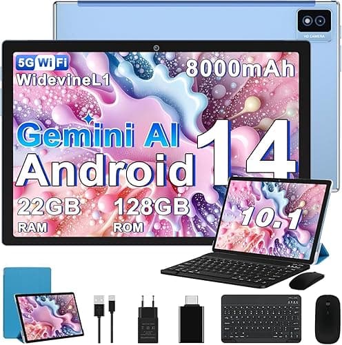 2026 Dernière Tablette Android, 10 Pouces, 22Go RAM + 128…