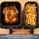 Moulinex Friteuse sans huile, Capacité 8,3 L, Jusqu'à 8 personnes, 7 programmes automatiques, Ecran tactile digital, Économie d'énergie, Air Fryer, Application dédiée, Easy Fry Dual EZ901820 - 5