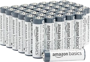 Amazon Basics Lot de 40 piles alcalines industrielles AA,…
