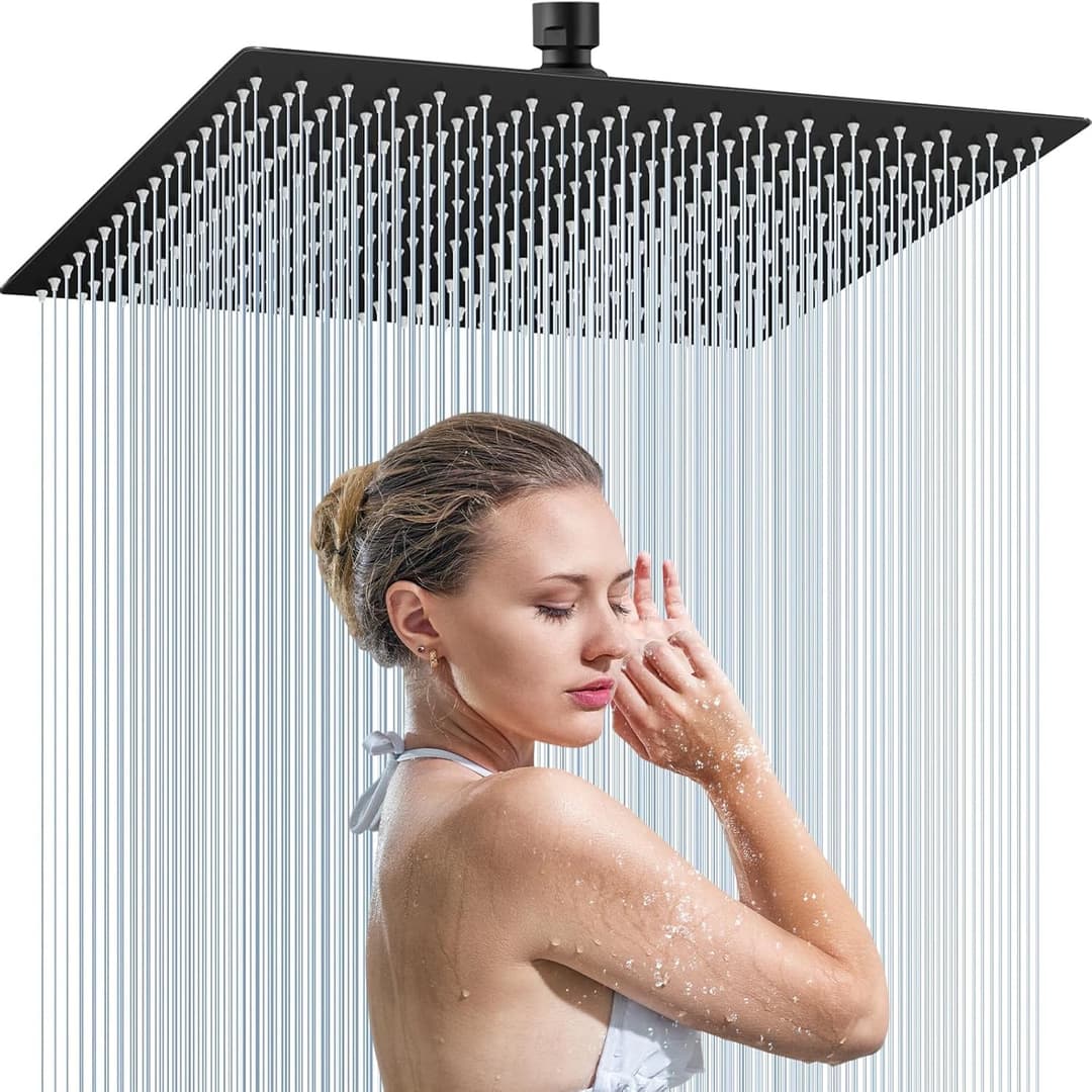 Moshiqgaol Tête de Douche Carré en Acier Inoxydable 30 x …