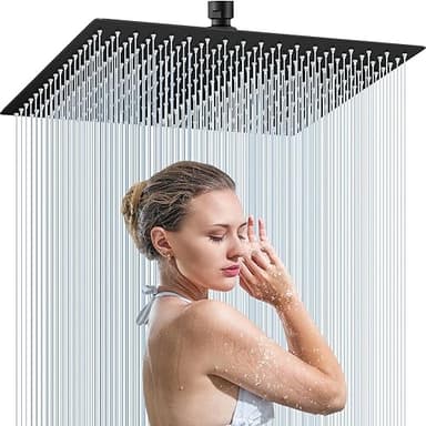 Moshiqgaol Tête de Douche Carré en Acier Inoxydable 30 x …