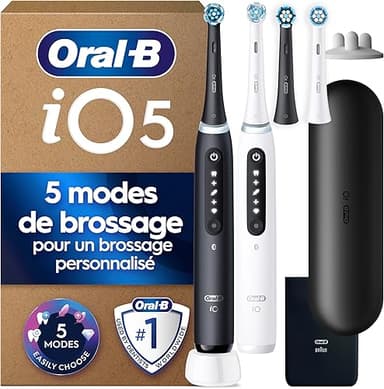 Oral-B iO Series 5 Plus Edition Electric Toothbrush, 2 ha…