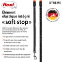 flexi Xtreme S Tape 5 m black/orange, retractable leash for dogs up to 20 kg - 6