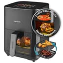 Cecotec Air Fryer Cecofry&Grill Duoheat 4000 4 Litre Oil-Free Hot Air Fryer Double Resistance Barbecue 1900W 1900W Temperature Setting 40-200°C 10 Menus - 1