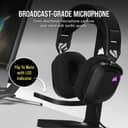 Corsair HS80 RGB USB Gaming Headset - Dolby 7.1 Surround Sound - Broadcast Quality Microphone - iCUE Compatible - PC - Black - 3
