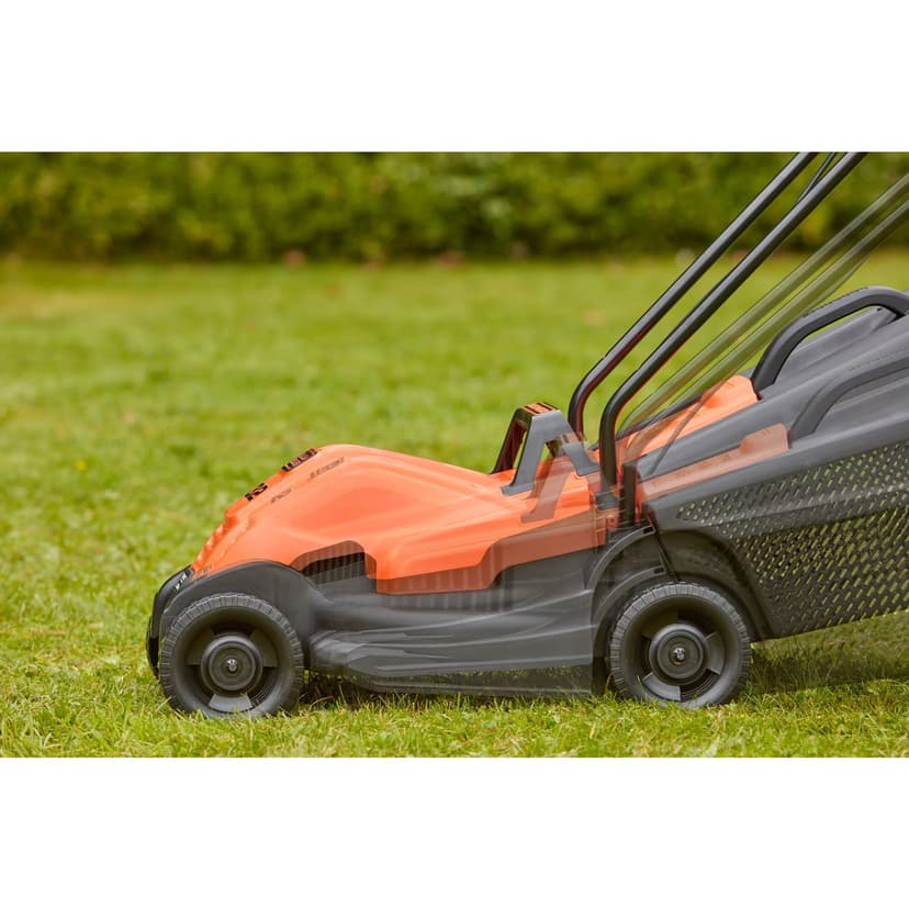 Black + Decker bemw451bh-qs Wired Lawnmower 3 Height 32 cm, 1200 Watt, Orange - 5