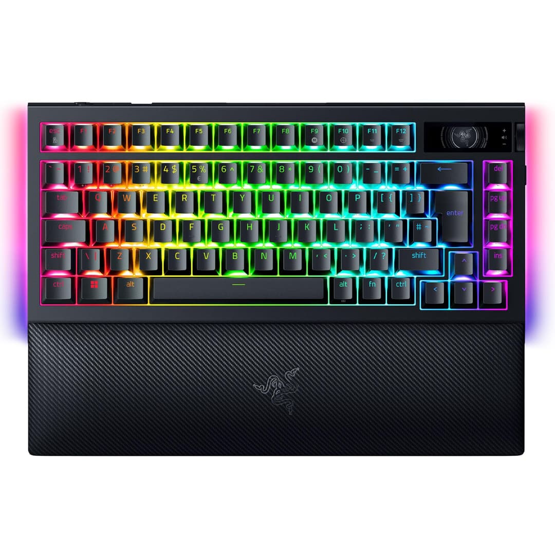 Razer BlackWidow V4 Pro 75% - Wireless Hot-Swappable Gami…