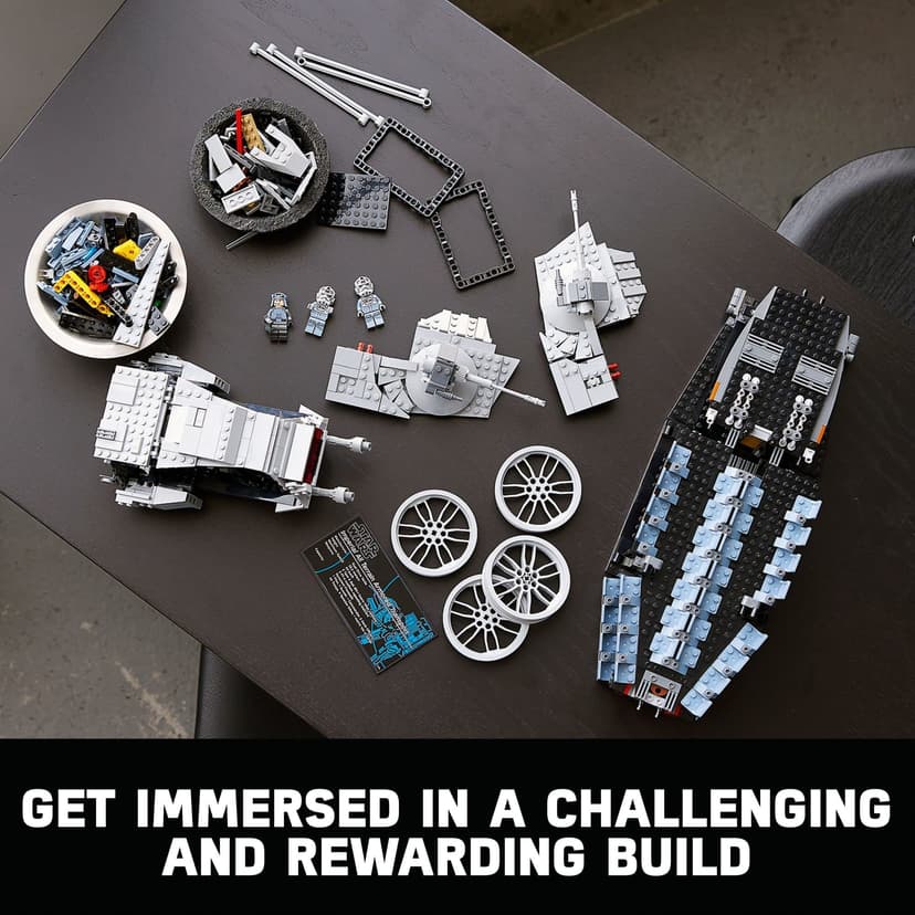 LEGO Star Wars at-at Walker 75313 Buildable Model, Collectible Set for Adults, Ultimate Build and Display Set, 9 Minifigures Including General Veers, Luke Skywalker, Snowtroopers Drivers (6333003) - 5