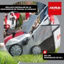 IKRA scarificateur aérateur électrique IEVL 1840, largeur de travail 40cm, puissance 1.800 watts, Gris/Rouge - 3
