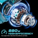 CEEPUY Mini Battery Chainsaw 2x4000mAh 6 Inch Cordless Electric Chainsaw with Oil Injector and Replacement Chain, Suitable for Pruning Garden Trees (880W) - 5