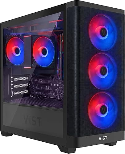 VIST PC Gaming RYZEN 7 5700G - RAM 16Go - SSD 500Go M.2 - WiFi - Windows 11 Pro
