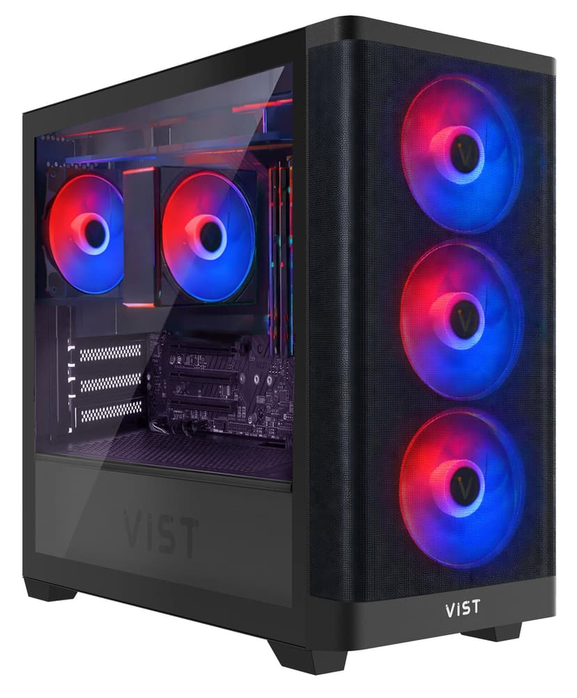 VIST PC Gaming RYZEN 7 5700G - RAM 16Go - SSD 500Go M.2 - WiFi - Windows 11 Pro - 1