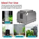 hygger Aquarium Air Pump, 1325L/H Fish Tank Air Pump, 15W Adjustable Powerful 4 Outputs Aquarium Oxygenator up to 3800L Aquariums - 4