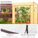 Sekey Greenhouse XL 200 x 77 x 146 / 170 cm / Foil Tomato Greenhouse / Walk-in Greenhouse Grow House / Plant House / Garden greenhouse / Plastic Greenhouse / Cold frame / Garden Grow House durable - 4