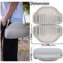 co2CREA Hard Carrying Bag Storge Case for JBL Charge 6 Portable Wireless Bluetooth Speaker with Detachable Shoulder Strap,Case Only - 7