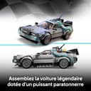 LEGO Speed Champions La Machine à Remonter Le Temps de Retour vers Le Futur - Jouet Voiture - Maquette avec Minifigurines de Doc Brown & Marty McFly - Cadeau pour Garçon, Fille & Fans dès 9 Ans 77256 - 3