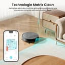 Lefant M350 Robot Aspirateur Laveur avec Station, 3 en 1, 6000Pa, Vidange Automatique, Zones Virtuelles, Navigation Laser avec Cartographie, Idéal pour Les Sols,Tapis Poils d'animaux, WiFi/Alexa/App - 2