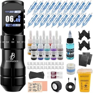 Biomaser Cordless Machine Rotary Pen with 2200mAh Battery…
