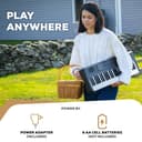 Alesis Melody 61 Keyboard Piano for Beginners with 61 Keys, Speakers, Tablet/Sheet Music Stand, 300 Sounds and Music Lessons - 9