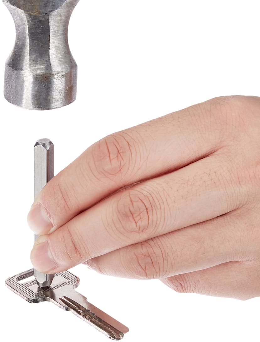 Amazon Basics Metal and Leather Stamp Kit - 4 mm - 4